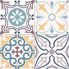 MEDITERRANIAN MIX TILE 33 x 33cm (12PK)