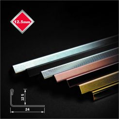 12.5MM L SHAPE BOUTIQUE RANGE S/STEEL