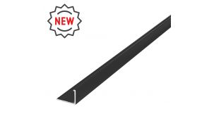 10mm L Shape Textured Black