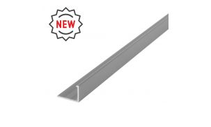 12mm L Shape Textured Light Grey