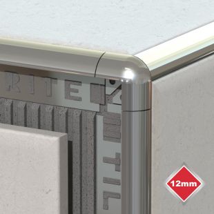 12MM SILVER TRIM CORNERS