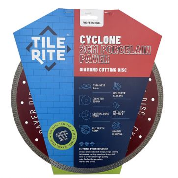 CYCLONE 2CM PAVER DIAMOND DISC 300x20mm
