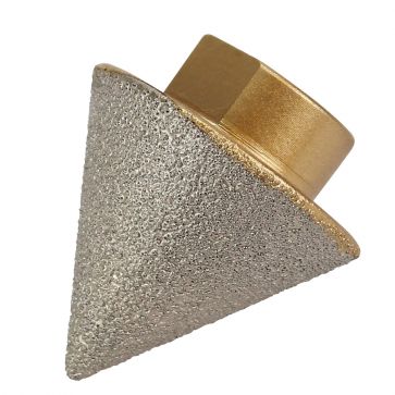 M14 2-38MM GOLD BRAZED DIAMOND MILL CONE DRILL