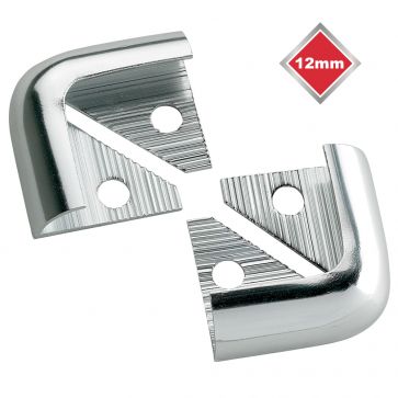 12MM SILVER TRIM CORNERS