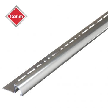 12MM QUADRANT TILE EDGING SILVER