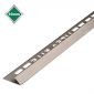 10MM S/STEEL EFFECT TRIANGULAR TILE TRIM